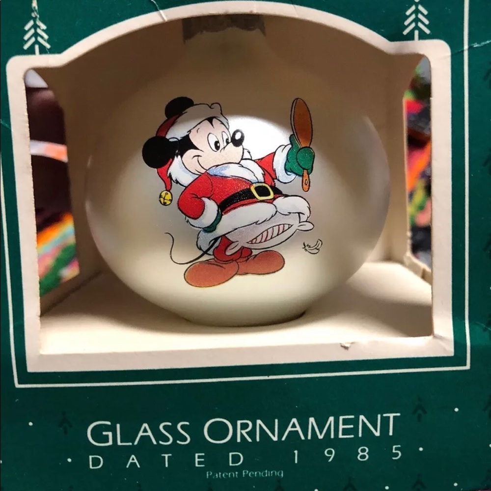 Christmas Mickey Mouse 1985 Ornament